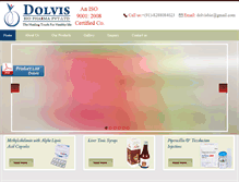 Tablet Screenshot of dolvisbiopharma.com